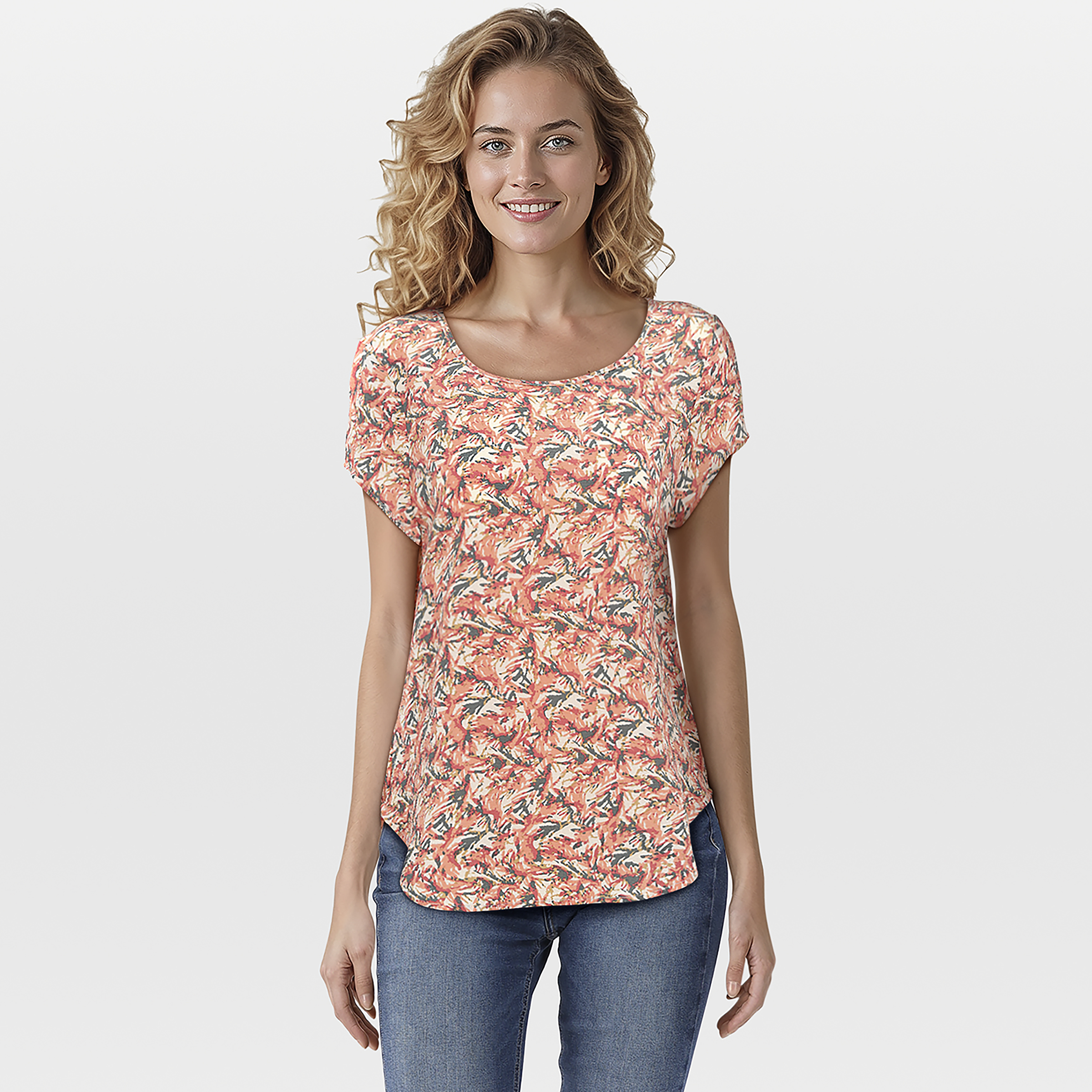 VELESTE Jila - T-Shirt - Melange roze - 36