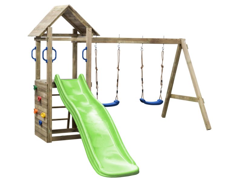 Swing King Maria - Speeltoestel - appelgroen - Hout