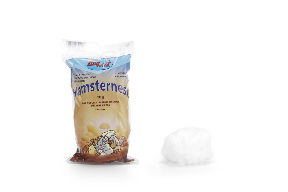 Beeztees Knaagdierwatten Eetbaar - Nestmateriaal - 30 Gram