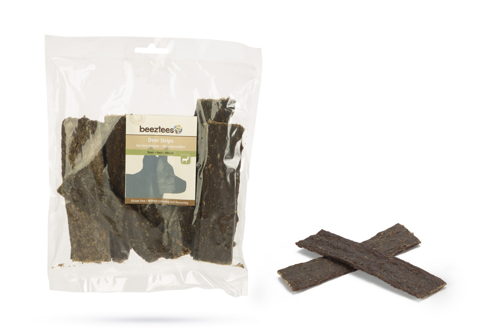 Beeztees Hertenreepjes - Hondensnack - 200 Gram