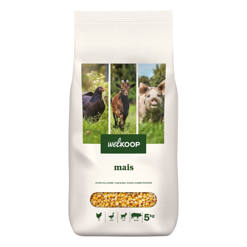 Welkoop Mais - Kippenvoer - 5 Kilogram Welkoop Mais - Kippenvoer - 5 Kilogram