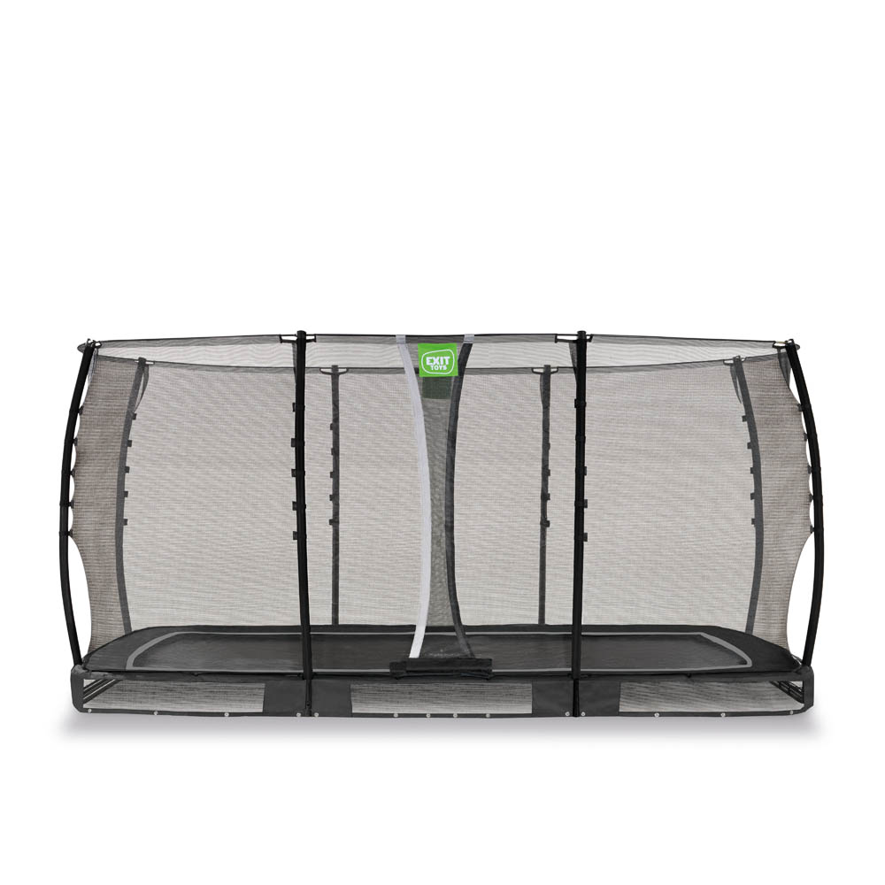 Exit Allure Classic - Inground trampoline - Zwart - 200x437x266 cm