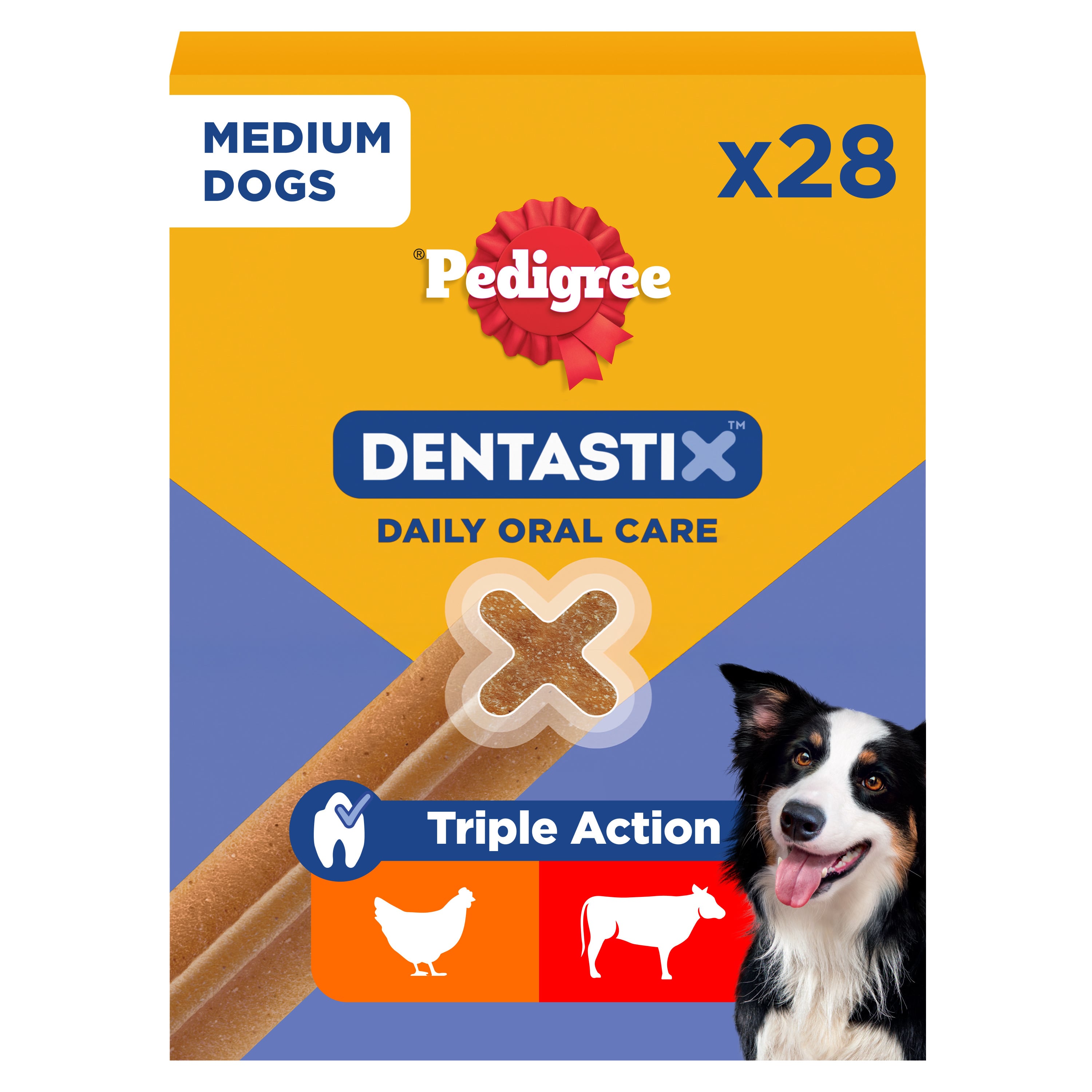 Pedigree Dentastix - Hondensnack - 28 Stuks - dental - M Pedigree Dentastix - Hondensnack - 28 Stuks - dental - M