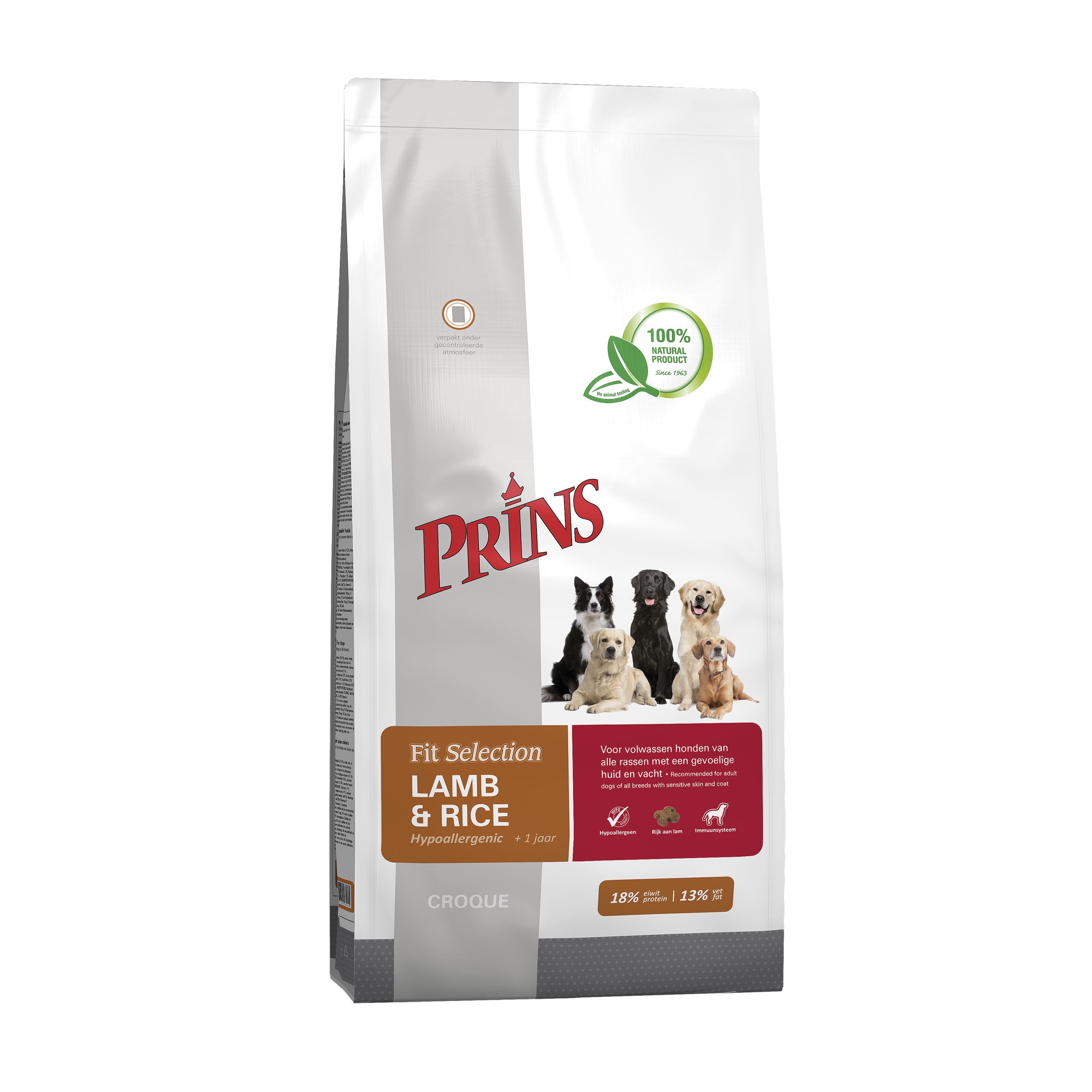 Prins Fit Selection - Hondenvoer - 2 Kilogram - Lam Rijst Prins Fit Selection - Hondenvoer - 2 Kilogram - Lam Rijst