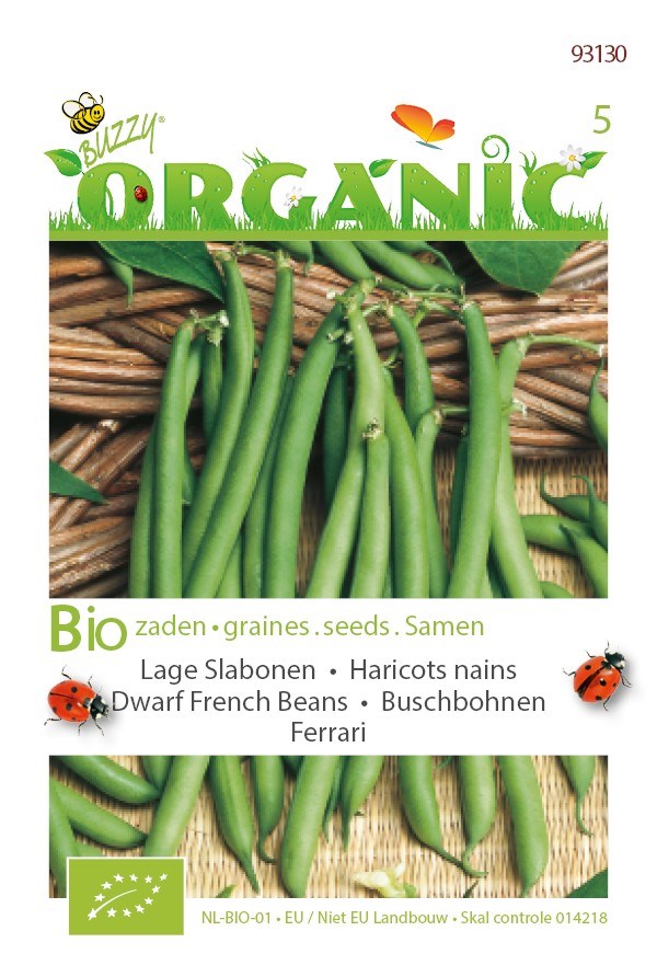 Organic Stamslabonen Ferrari - Groentezaden