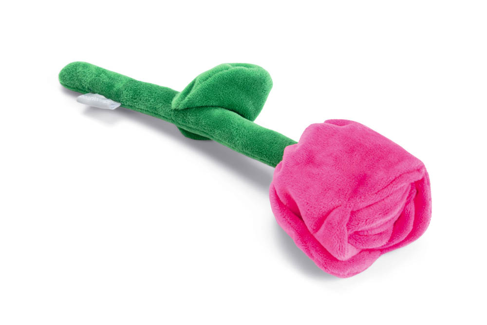 Beeztees Tulp - Knuffel - Hondenspeelgoed - Roze
