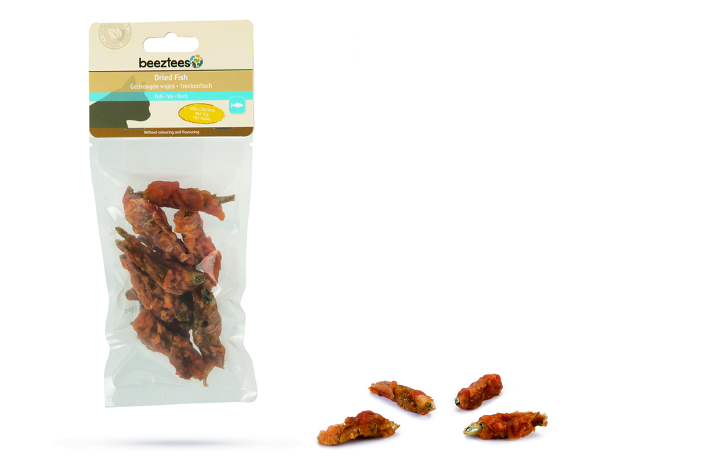 Beeztees Gedroogdde visjes met kip - Kattensnack - 70 Gram - Kip Beeztees Gedroogdde visjes met kip - Kattensnack - 70 Gram - Kip