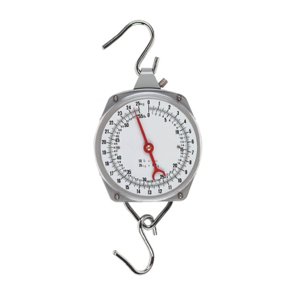 Kerbl Hangmodel - Weegklok 25 kg - 100 Gram - Grijs