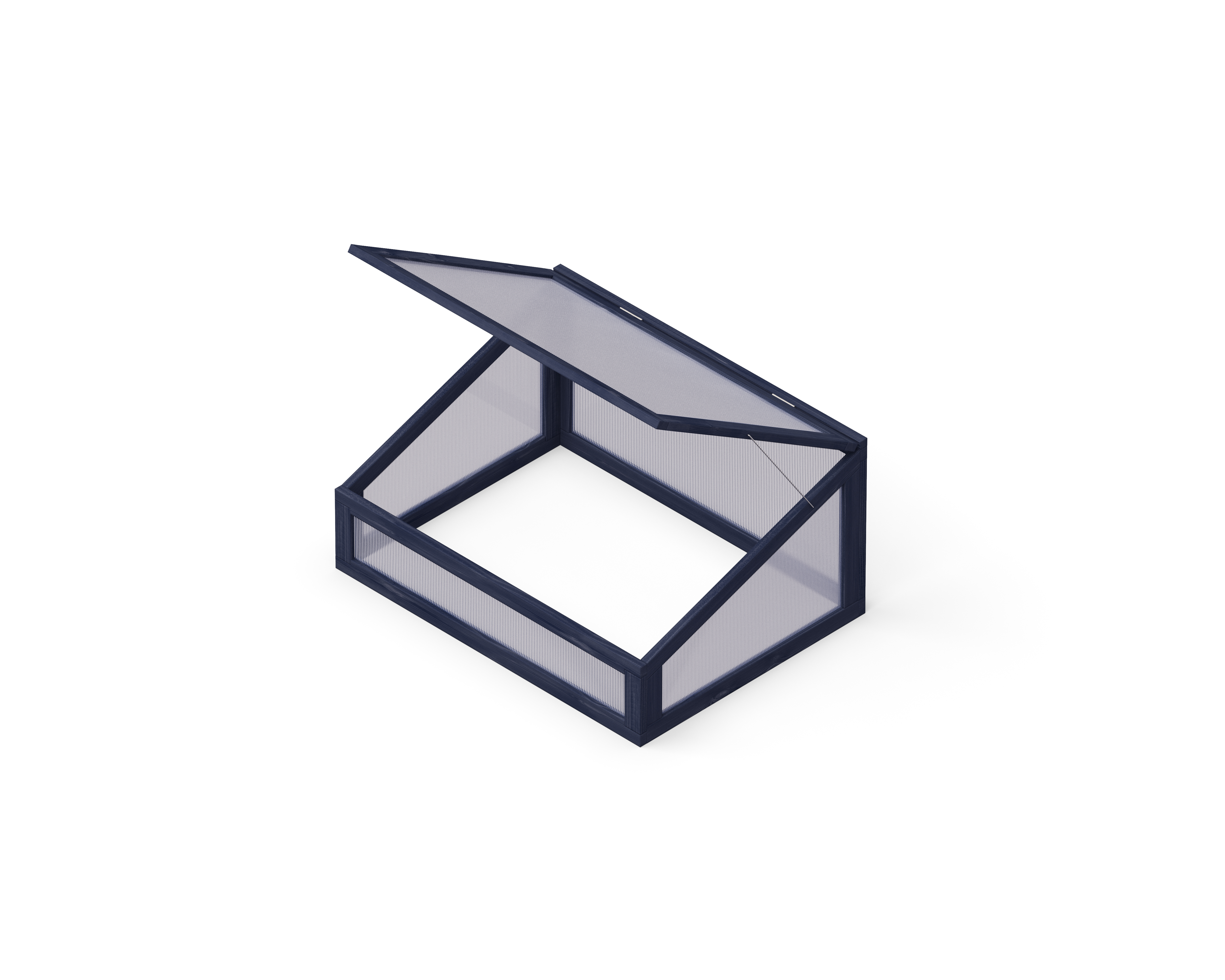 Upyard - Kweekkas - Zwart - 80x120x80 cm