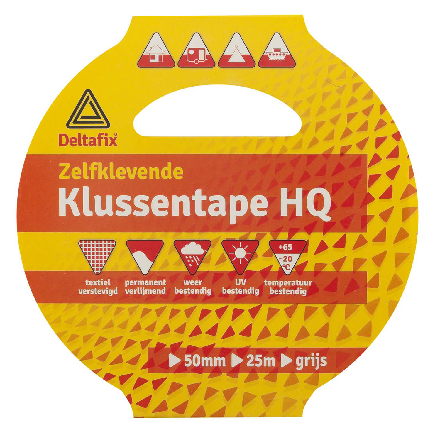 Deltafix Klussentape HQ 50mm 25m - Tape - 12x5x12 cm - Grijs - 25 cm