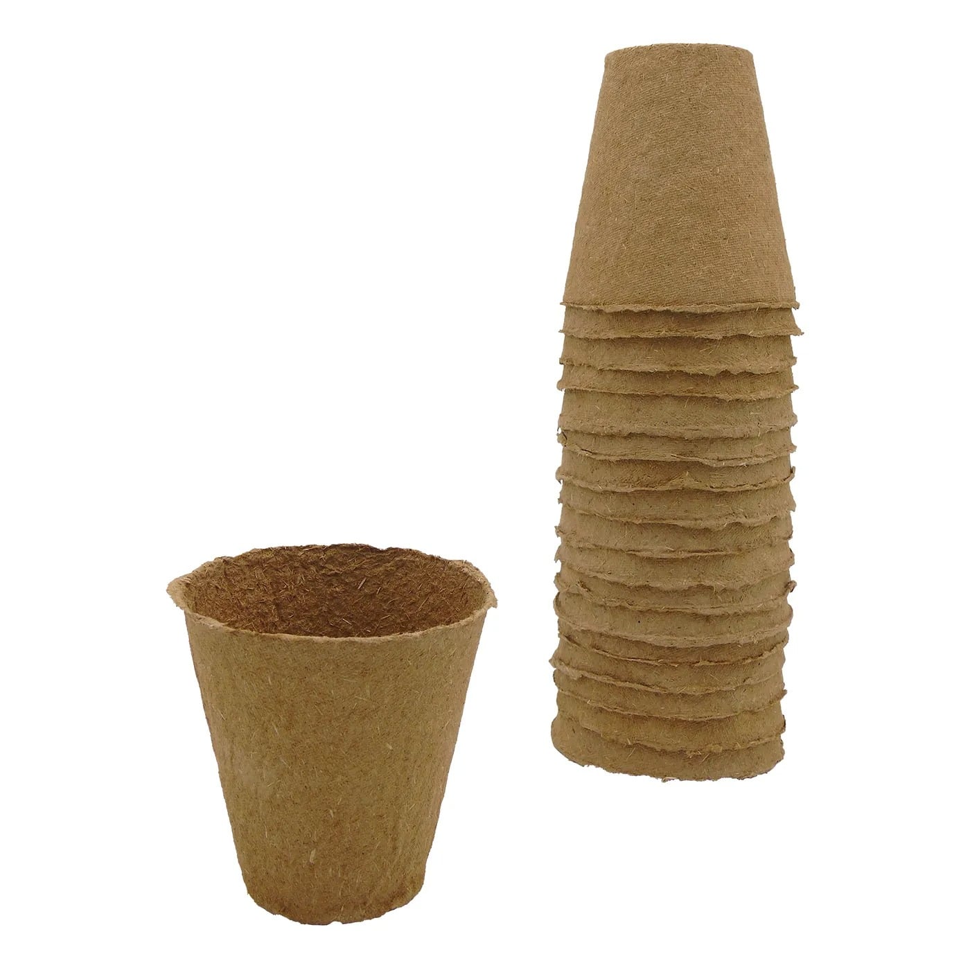 Nature - Turfpotjes - 18 Stuks - Bruin - 26x8.5x26 cm Nature - Turfpotjes - 18 Stuks - Bruin - 26x8.5x26 cm