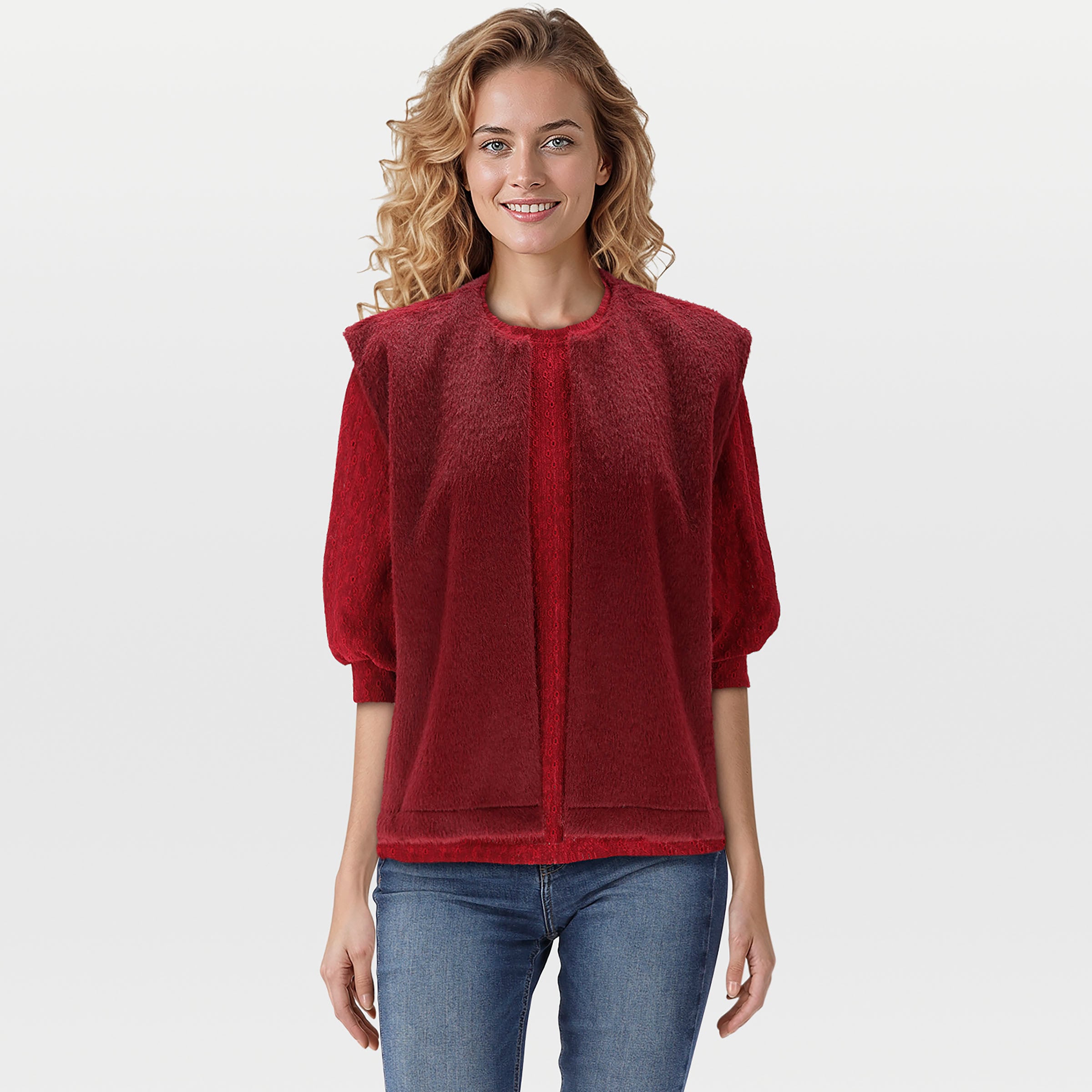 Veleste Ciana - Gilet - Bordeaux - 36 Veleste Ciana - Gilet - Bordeaux - 36