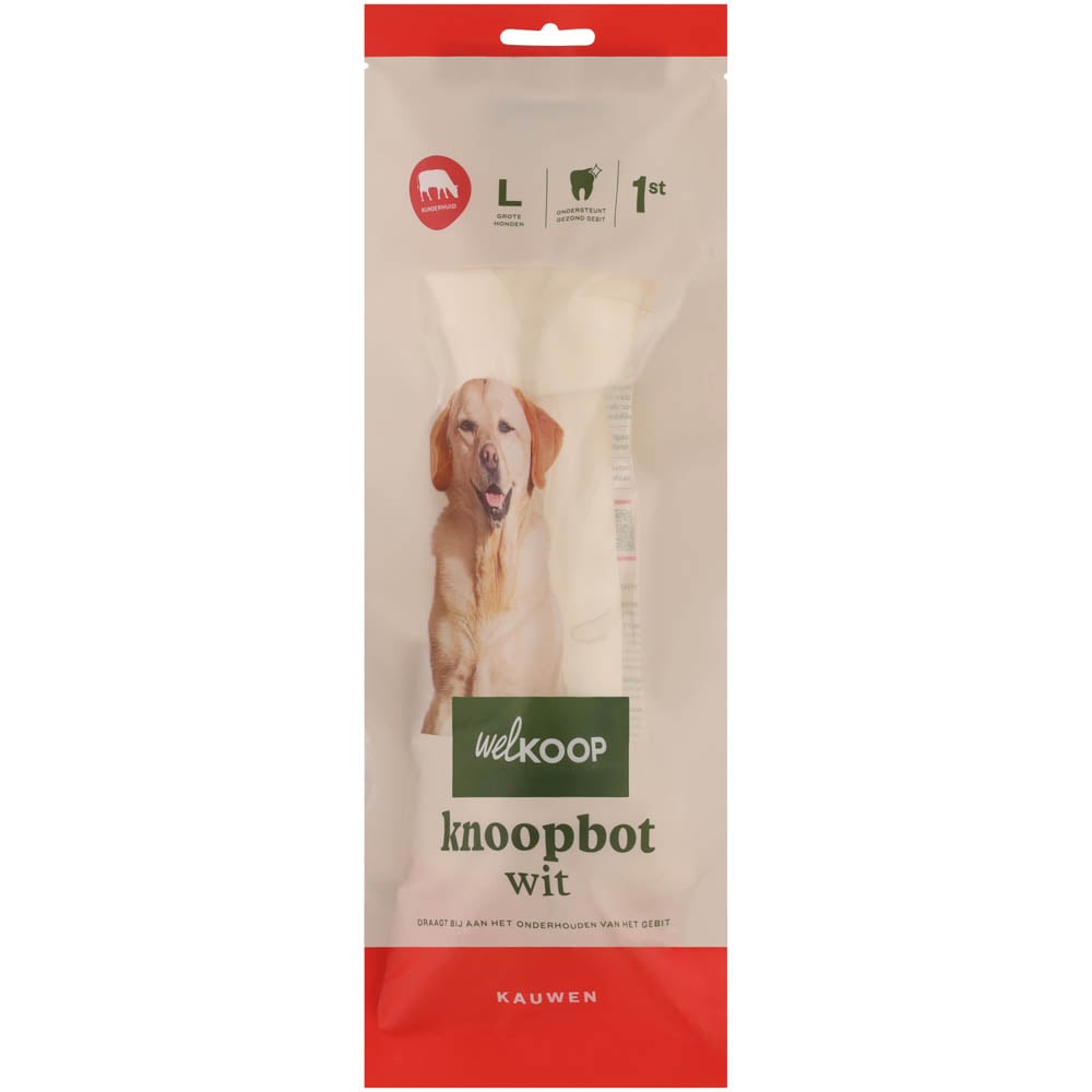 Welkoop - Knoopbot L Wit - 1 Stuks - rund - XL