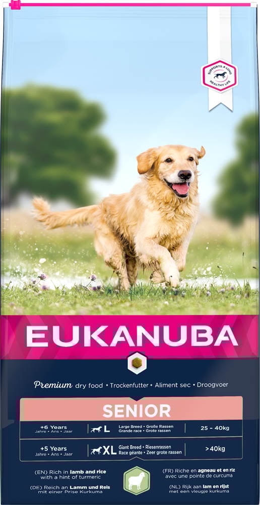 Eukanuba Senior Premium - Hondenvoer - 12 Kilogram - lam