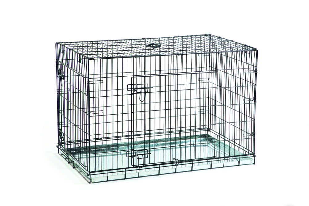 Beeztees 2-deurs - Hondenbench - Zwart - 10x113.5x75 cm - XL