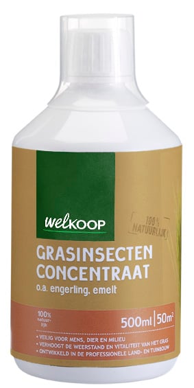Welkoop Grasinsecten Concentraat - Plantversterker - 0.5 Liter