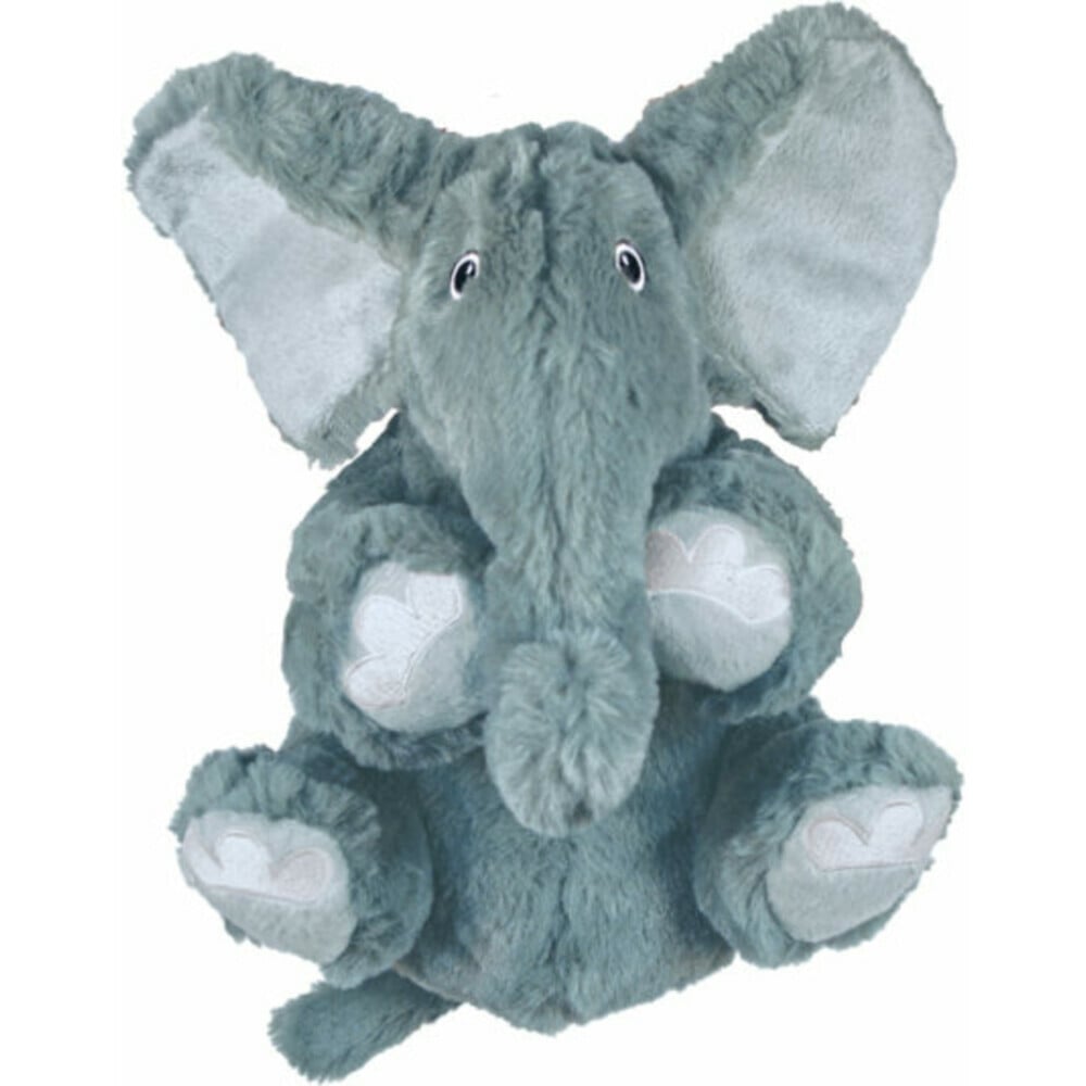 Kong Comfort Olifant - Pluche Knuffel - Hondenspeelgoed - Grijs - 19x14x10 cm - XS
