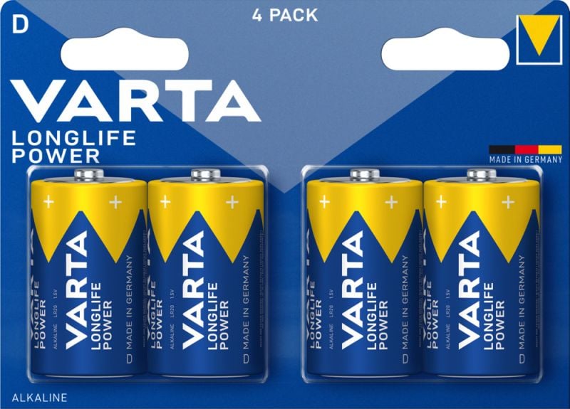 VARTA Longlife Power - Batterij - 4 Stuks VARTA Longlife Power - Batterij - 4 Stuks