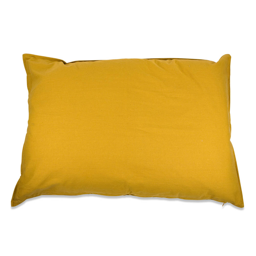 Lex & Max Tivoli - Hondenkussen - Geel - 70x100x14 cm - L Lex & Max Tivoli - Hondenkussen - Geel - 70x100x14 cm - L