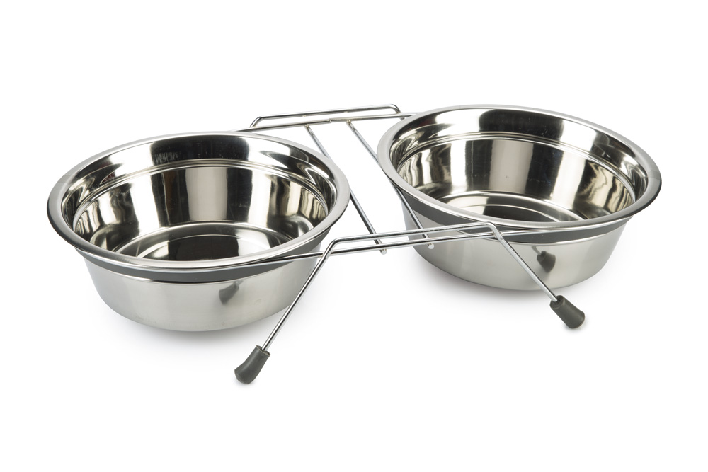 Beeztees Lumara - Voerbak - Grijs - 20 cm