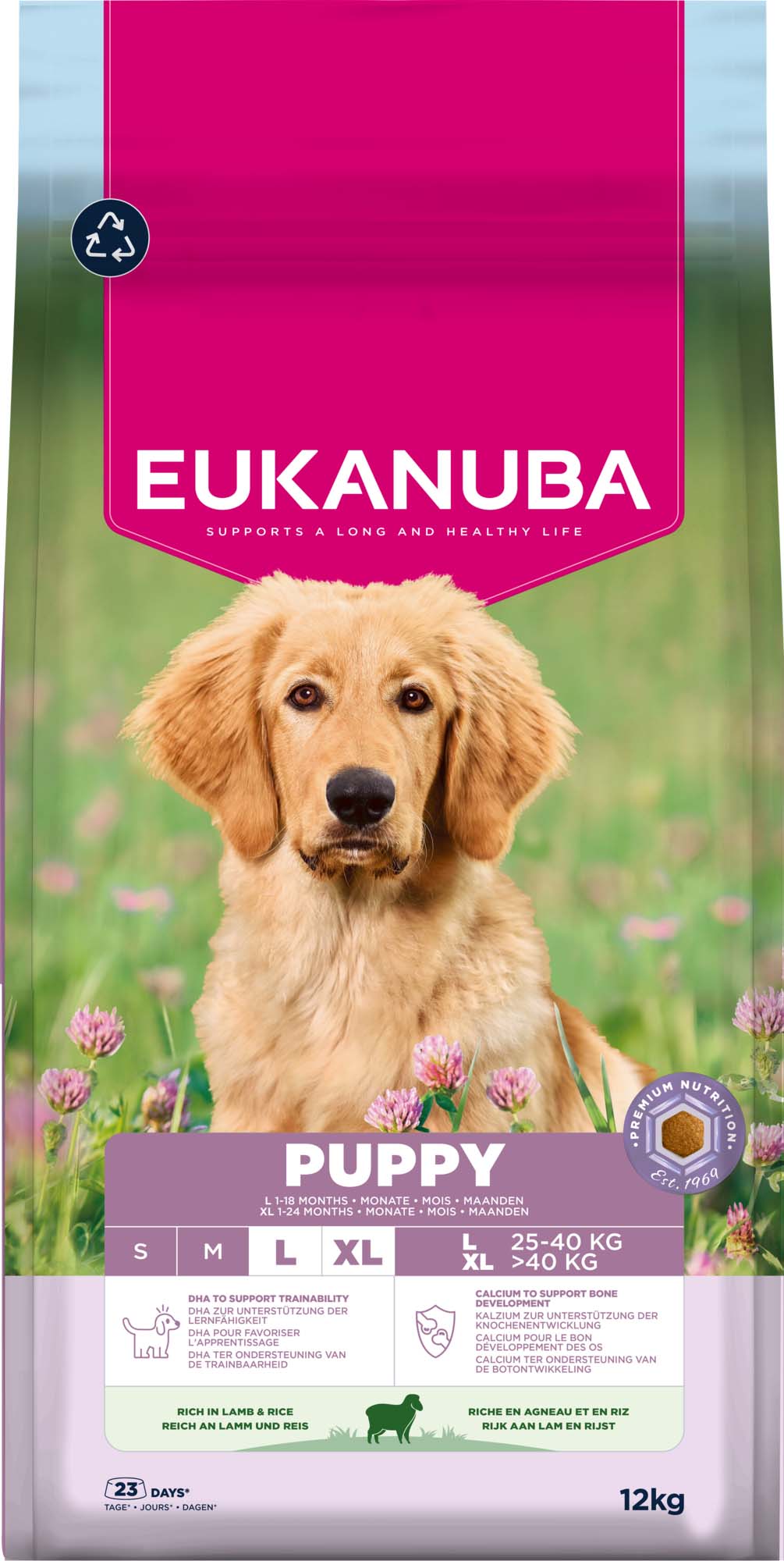 Eukanuba Puppy Large/Extra Large  - Hondenvoer - 12 Kilogram - lam