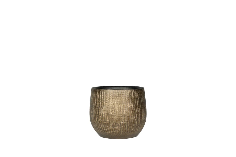 TS COLLECTION Ryan - Bloempot - Goud - 18 cm TS COLLECTION Ryan - Bloempot - Goud - 18 cm