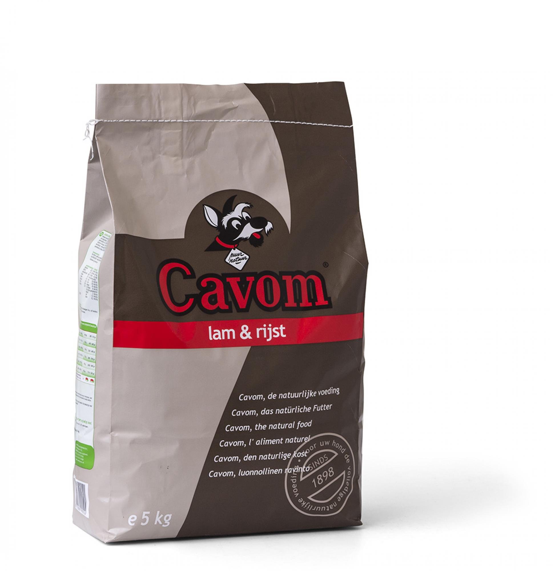 Cavom Compleet Lam & Rijst - Hondenvoer - 5 Kilogram - rijst