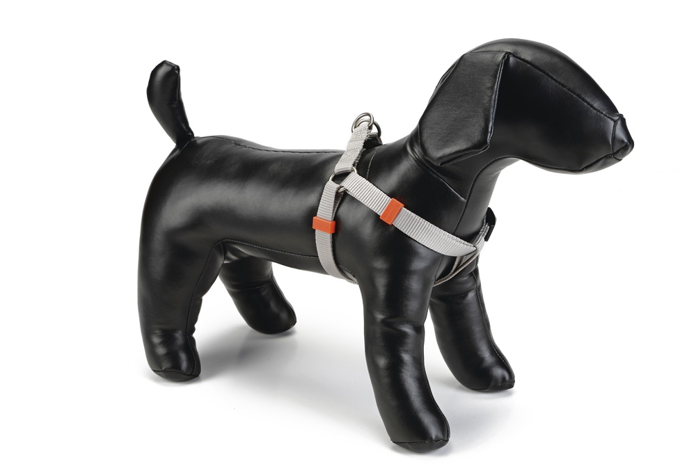 Beeztees Uni  - Hondentuig - grijs - 26 tot 40 cm