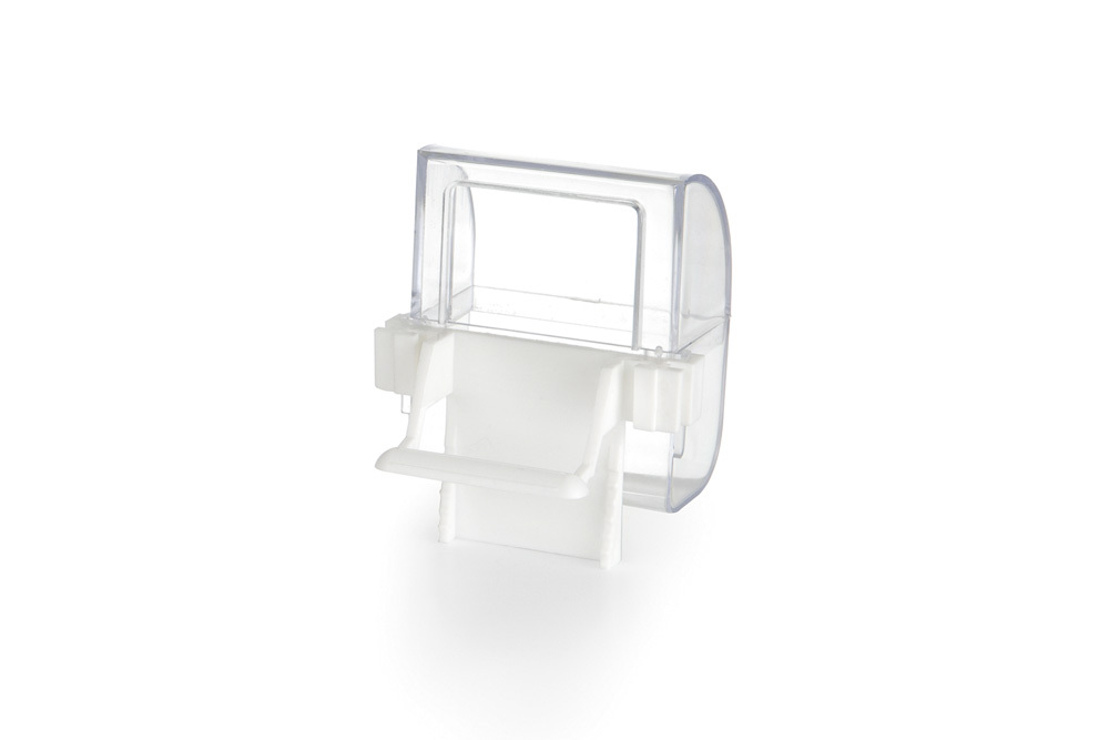 Beeztees - Drink en Voerbak Transparant - Wit