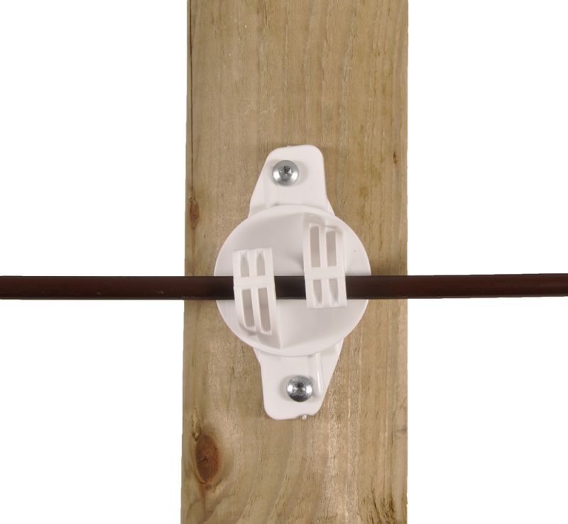 Gallagher - W-isolator Super - 6.5 cm - 25 Stuks - Wit - 26 cm