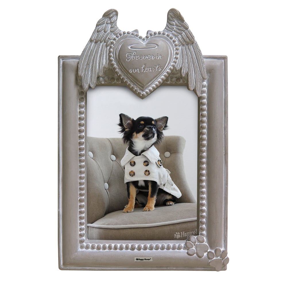 Happy-House - Fotolijst - Hond Kat - Herdenken - beige - Small