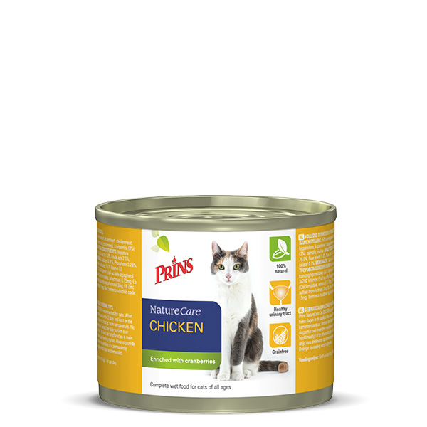 Prins Naturecare Cat - Kattenvoer - 200 Gram - kip Prins Naturecare Cat - Kattenvoer - 200 Gram - kip