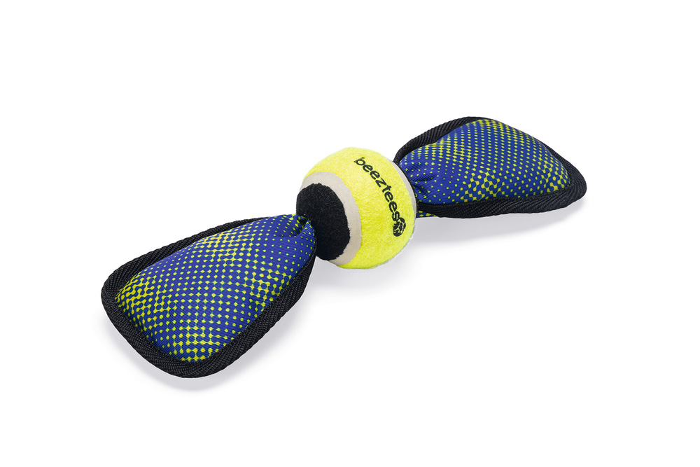Beeztees Fetch Wing Tennisbal -Apporteren - Hondenspeelgoed - Blauw - 38.5x9.5x6.5 cm