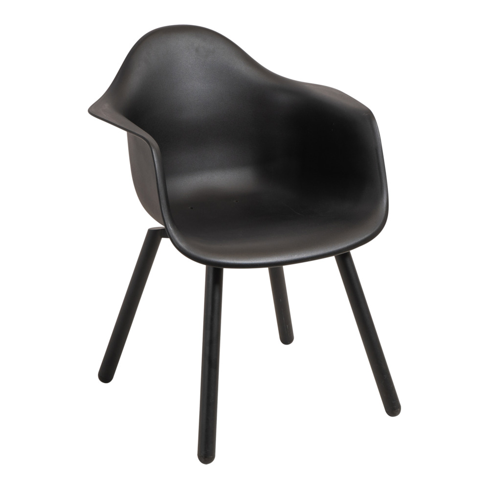Lesli Living Montreux - Tuinstoel - Zwart - 1x44x63 cm Lesli Living Montreux - Tuinstoel - Zwart - 1x44x63 cm