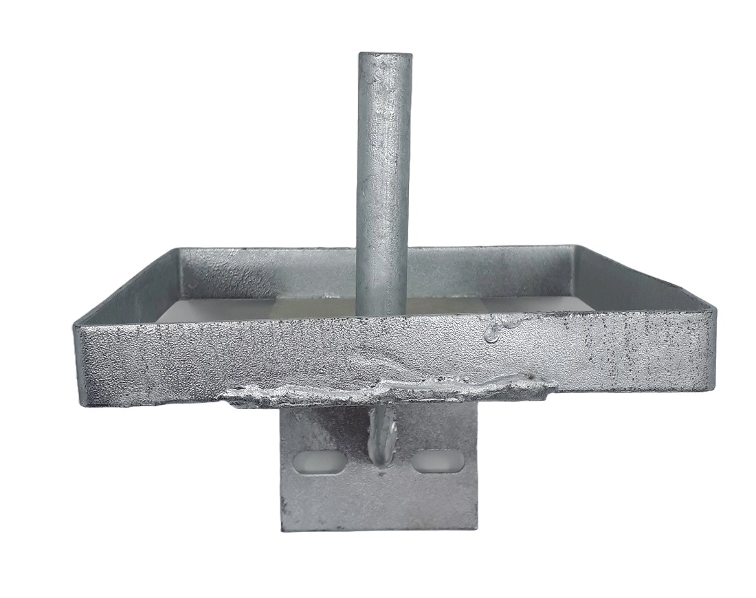 Liksteenhouder Verzinkt tbv 10kg blok - Grijs - 22.5x20x20 cm