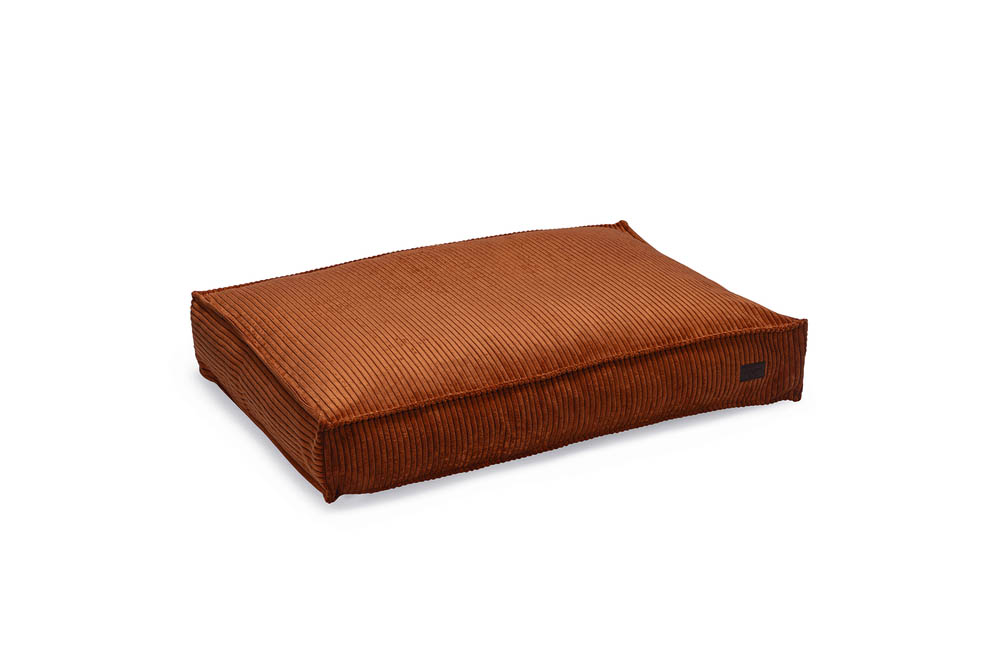 Designed by Lotte Ribbed - Hondenkussen - Terracotta - 15x100x70 cm - M