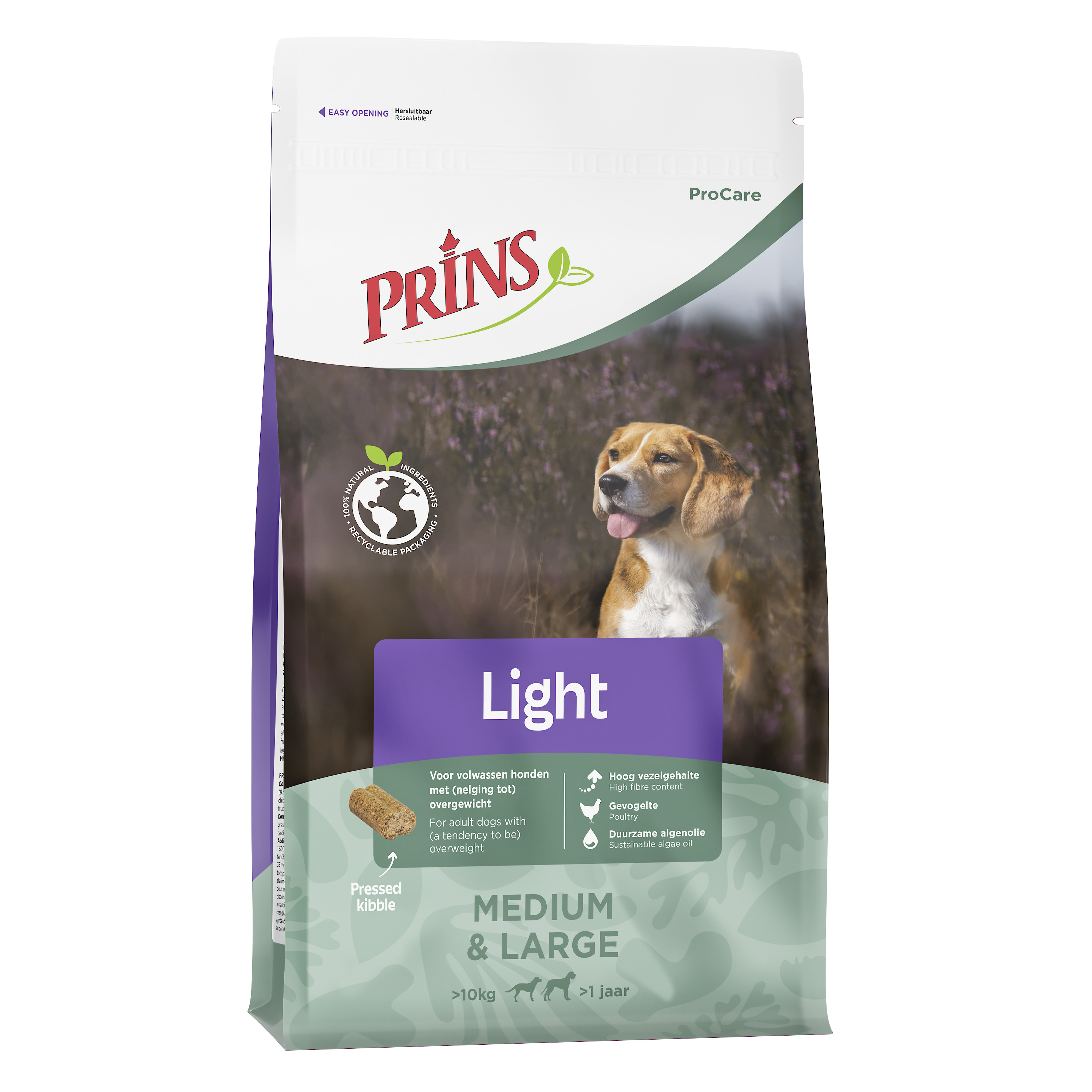 Prins ProCare Light Medium & Large - Hondenvoer - 12 Kilogram - gevogelte