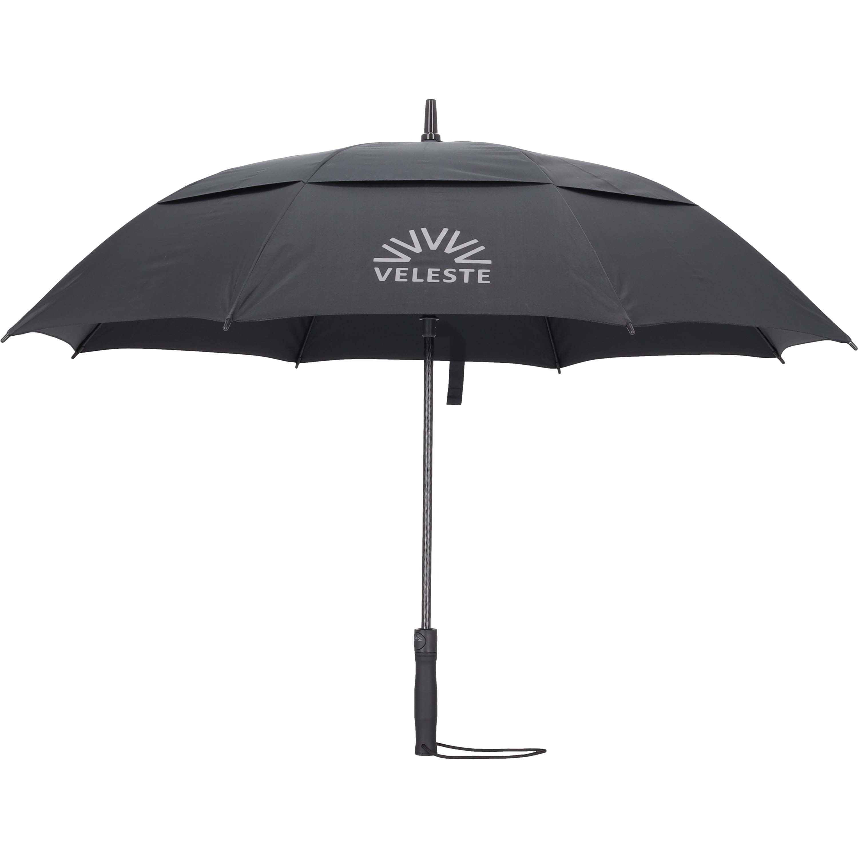 Veleste Storm Paraplu - Lang - Zwart