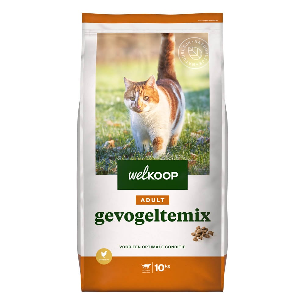 Welkoop Adult - Kattenvoer - 10 Kilogram - gevogelte Welkoop Adult - Kattenvoer - 10 Kilogram - gevogelte