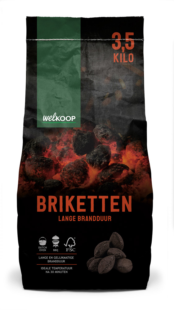 Welkoop Briketten - BBQ brandstoffen - 3.5 Kilogram