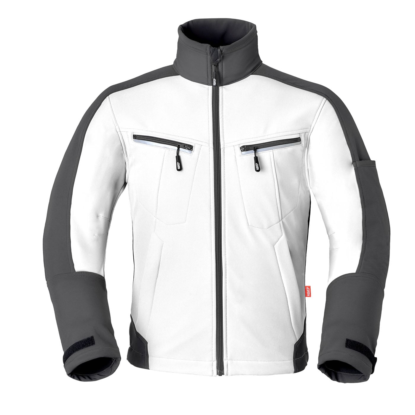 Havep Attitude - Softshell - Wit/Grijs - L Havep Attitude - Softshell - Wit/Grijs - L