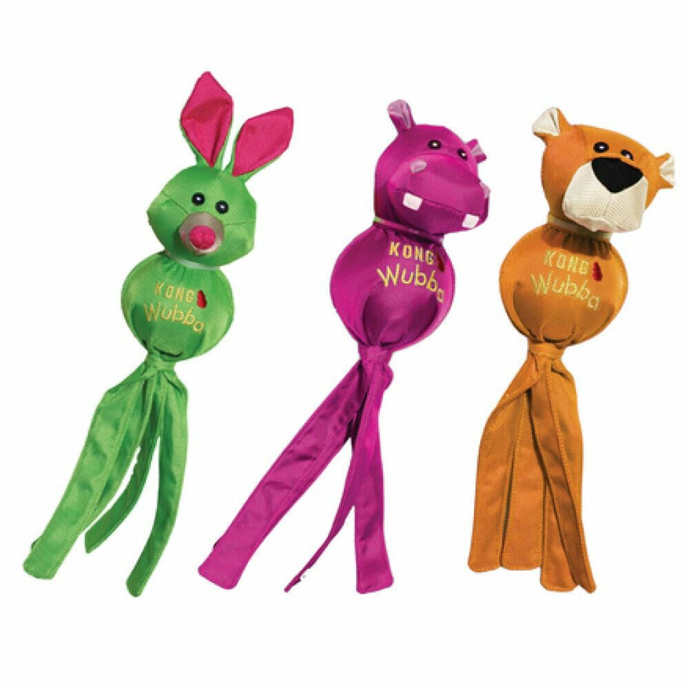 Kong Wubba Ballistic Friend - Hondenspeelgoed - assorti - XL