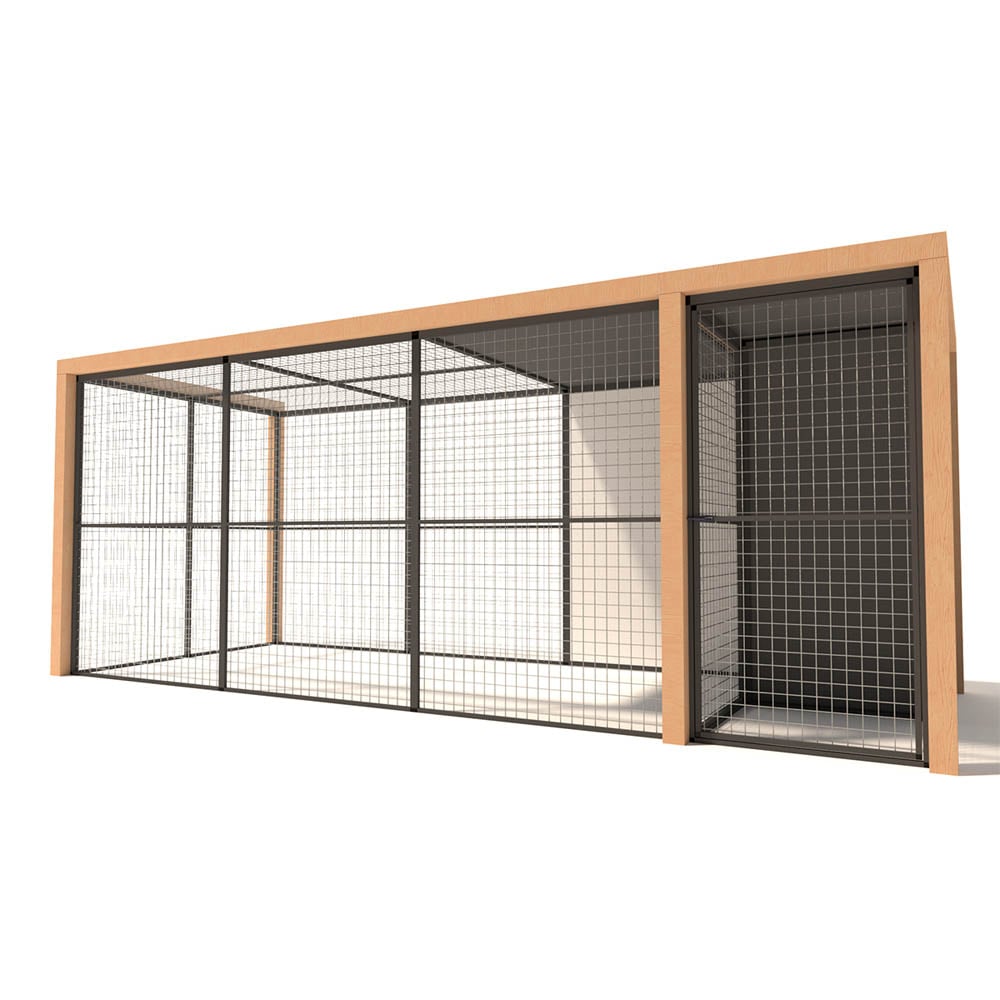 Glorenza Noor - Kattenren - Antraciet - 187x190x475 cm
