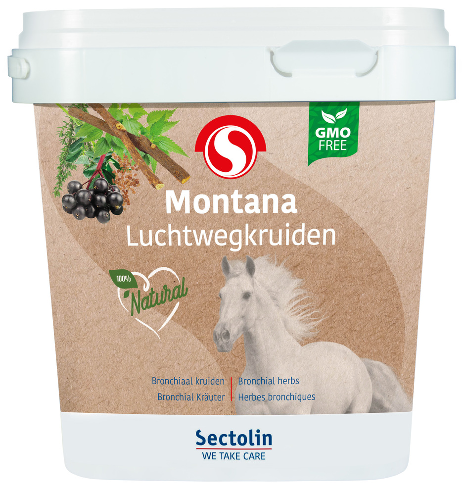 Sectolin Montana - Luchtwegkruiden Paard - 1.2 Kilogram