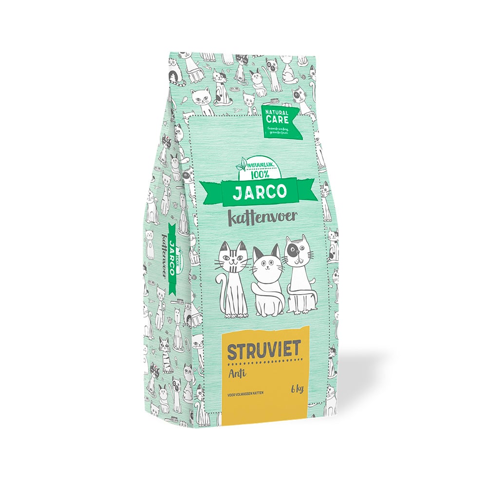 Jarco Natural Anti Struviet - Kattenvoer - 6 Kilogram - gevogelte