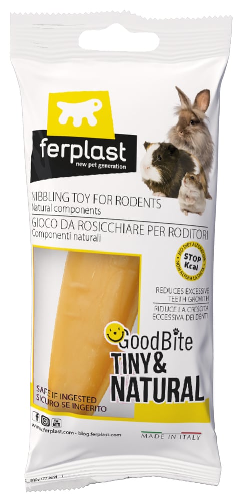 Ferplast Tiny&Natural Wortel - Knaagdierspeelgoed - Wortel