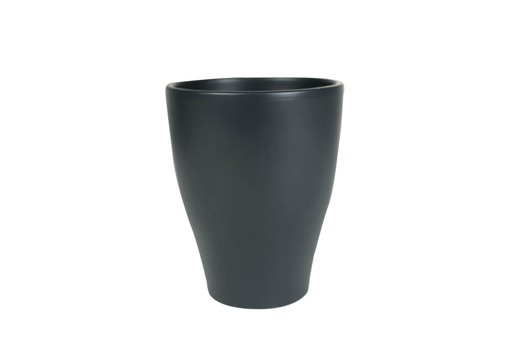 TS COLLECTION Sven hoog - Bloempot - Zwart - 14 cm