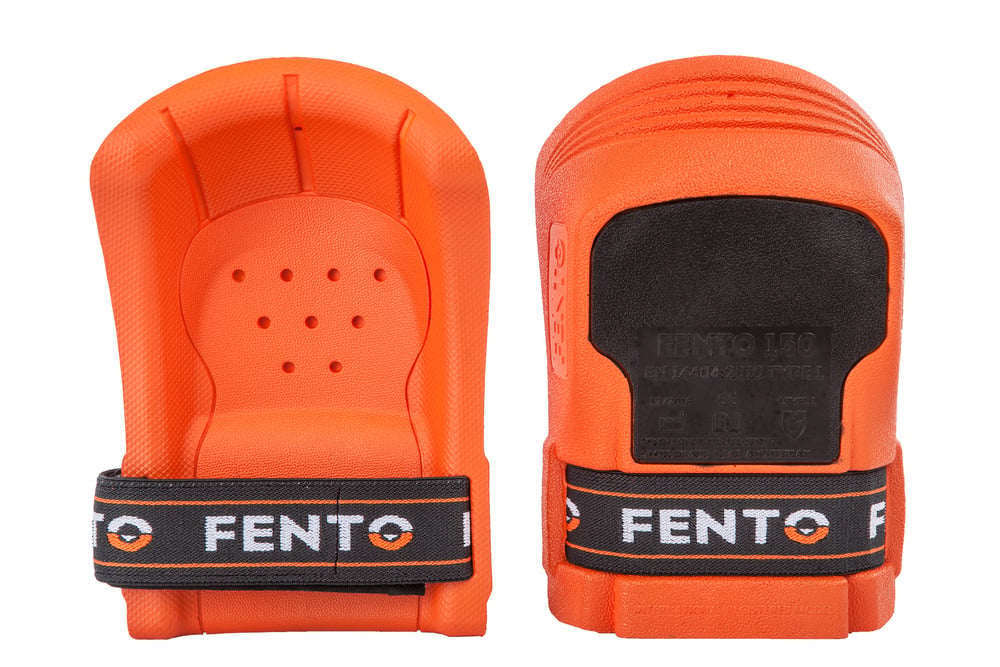 FENTO Home 150 - Kniebeschermers - Oranje/Zwart - 1 maat