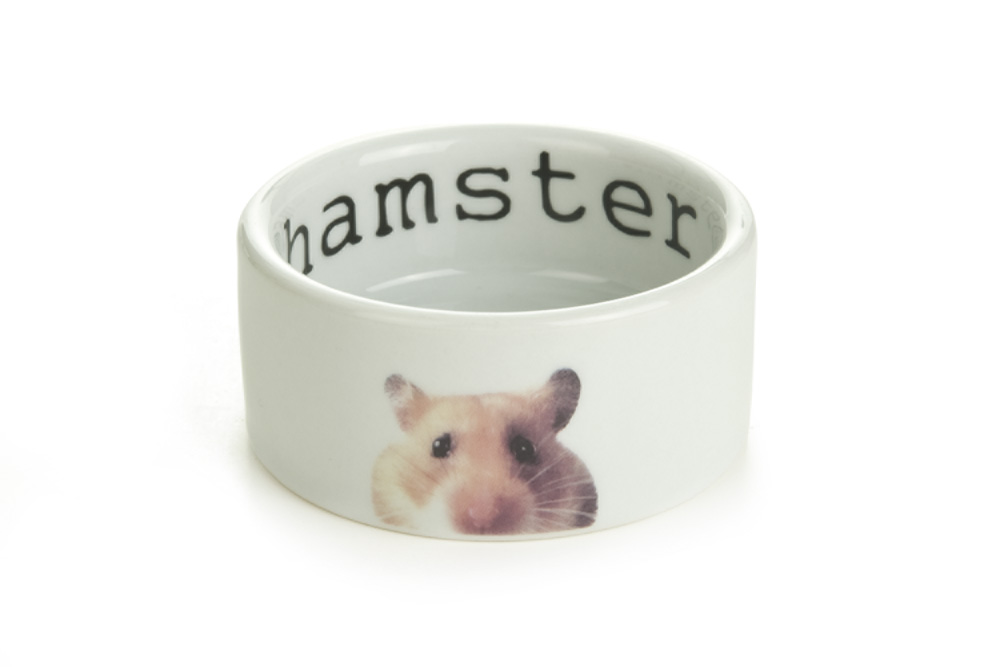 Beeztees Voer- of drinkbak Snapshot hamster - Wit - 4x4x7.5 cm