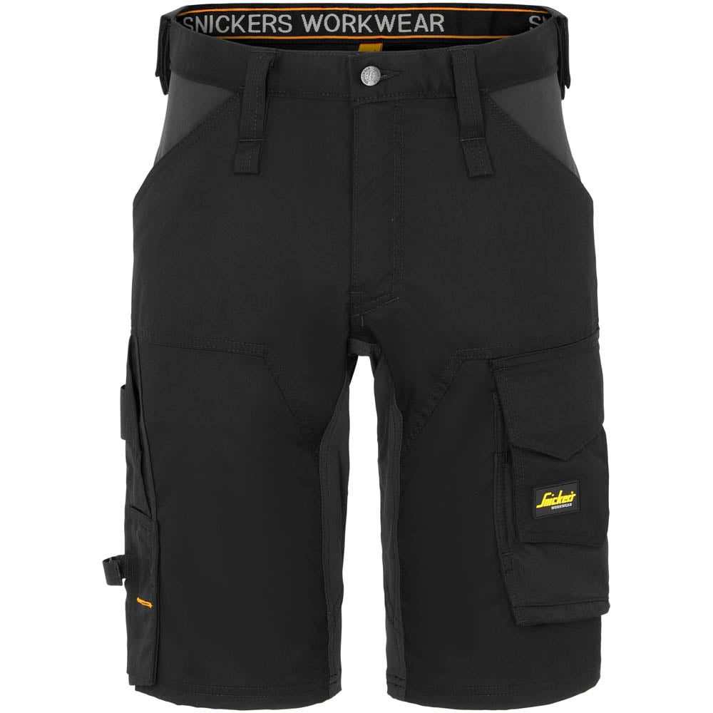 Snickers Allround 6143 Stretch - Korte werkbroek - Zwart - 44 - 82